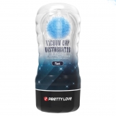 Прозрачный текстурированный мастурбатор Vacuum Cup Masturbator Planet - Baile - в Мурманске купить с доставкой