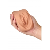 Маструбатор-вагина с вибрацией Soft   Wet Renata Realistic Tan Masturbator - Blush Novelties - в Мурманске купить с доставкой