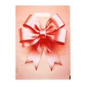 Пакет с принтом в виде банта с вырубной ручкой (30х40 см) - Сима-Ленд - купить с доставкой в Мурманске