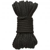 Черная верёвка для связывания и фиксации Bind Tie - 9,14 м. - Doc Johnson - купить с доставкой в Мурманске