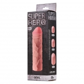 Фаллоудлинитель SUPER HERO Dewil - 17,5 см. - Lola Games - в Мурманске купить с доставкой