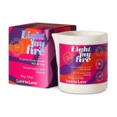Массажная свеча Light My Fire Coconut с ароматом кокоса - 65 гр. - Love to Love - купить с доставкой в Мурманске