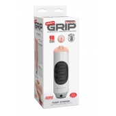 Мастурбатор-вагина Extreme Toyz Mega Grip Vibrating Stroker Mouth - Pipedream - в Мурманске купить с доставкой