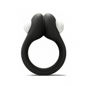Черное эрекционное кольцо Zippy Vibrating Ring With Bullet - Adrien Lastic - в Мурманске купить с доставкой