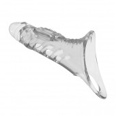 Прозрачная насадка на пенис - 22 см. - Baile - в Мурманске купить с доставкой