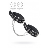 Черные оковы из одного ремешка с люверсами - Pecado - купить с доставкой в Мурманске