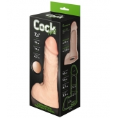 Телесный фаллоудлинитель с мошонкой Cock Next - 19 см. - LOVETOY (А-Полимер) - в Мурманске купить с доставкой