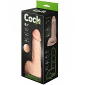 Телесный фаллоудлинитель с мошонкой Cock Next - 17 см. - LOVETOY (А-Полимер) - в Мурманске купить с доставкой