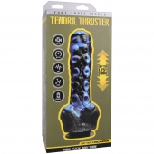 Черно-синяя мини-машина на присоске Tendril Thruster - 21,6 см. - Doc Johnson - купить с доставкой в Мурманске