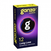 Презервативы с анестетиком для продления удовольствия Ganzo Long Love - 12 шт. - Ganzo - купить с доставкой в Мурманске