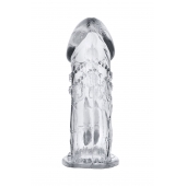 Прозрачная насадка на пенис Uco - 13 см. - A-toys - в Мурманске купить с доставкой