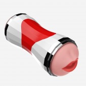 Двусторонний мастурбатор в колбе Power Grip Cup - вагина и ротик - Boys of Toys - в Мурманске купить с доставкой