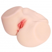 Мастурбатор-полуторс с двойным слоем материала и вибрацией Jenny Onahole Real Vagina - KOKOS - в Мурманске купить с доставкой