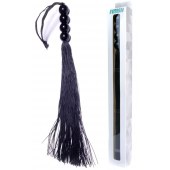 Черная силиконовая плеть - 37 см. - Boys of Toys - купить с доставкой в Мурманске