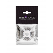 Эластичное эрекционное кольцо с черными «ресничками» - Sextaz - в Мурманске купить с доставкой