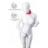 Красный ошейник с подкладкой из меха - ToyFa - купить с доставкой в Мурманске