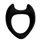 Черное эрекционное кольцо с рожками Wooomy Toro M - Adrien Lastic - в Мурманске купить с доставкой