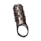 Дымчатая насадка на пенис с выпуклостями - 12 см. - Sex Expert - в Мурманске купить с доставкой