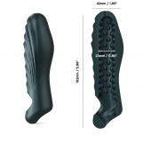 Серая силиконовая насадка на пенис с подхватом Manwan Ryzer - Manwan - в Мурманске купить с доставкой