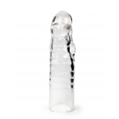 Прозрачная закрытая насадка на член - 15 см. - Sex Expert - в Мурманске купить с доставкой