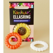 Цветное рельефное эрекционное кольцо Ellasring - Sitabella - в Мурманске купить с доставкой