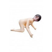 Телесная надувная секс-кукла в позиции догги-стайл - NMC - в Мурманске купить с доставкой