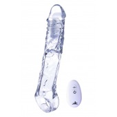 Прозрачная насадка-удлинитель Length Enhancer With Bullet с подхватом - 22,3 см. - NMC - в Мурманске купить с доставкой