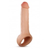 Телесная насадка-удлинитель Thrive 8.75 Inch Realistic Penis Extender Sleeve - 22,2 см. - Blush Novelties - в Мурманске купить с доставкой