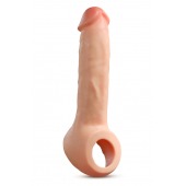 Телесная насадка-удлинитель Thrive 8.75 Inch Realistic Penis Extender Sleeve - 22,2 см. - Blush Novelties - в Мурманске купить с доставкой