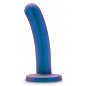Синяя насадка с гладкой поверхностью Surrender 5.75 Inch Intermediate Pegging Dildo - 14,6 см. - Blush Novelties - купить с доставкой в Мурманске