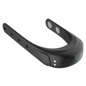 Черное эрекционное виброкольцо на ремешках - Boys of Toys - в Мурманске купить с доставкой