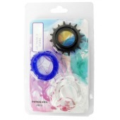 Набор из 3 эрекционных колец разного цвета и рельефа - Boys of Toys - в Мурманске купить с доставкой