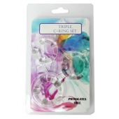 Набор из 3 эрекционных прозрачных колец - Boys of Toys - в Мурманске купить с доставкой