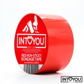 Красный скотч для фиксации Non-Sticky Bondage Tape - 15 м. - Intoyou - купить с доставкой в Мурманске