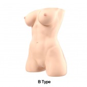 Телесный мастурбатор-торс Jessica B - Naked Factory - в Мурманске купить с доставкой