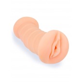 Телесный двусторонний мастурбатор с вибропулей и эрекционными кольцами в комплекте - Sexy Girl - в Мурманске купить с доставкой