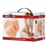 Телесный мастурбатор Liora с 2 любовными тоннелями - Baile - в Мурманске купить с доставкой