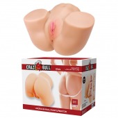 Телесный мастурбатор Olivia с 2 любовными отверстиями - Baile - в Мурманске купить с доставкой