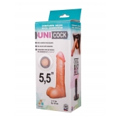 Фаллическая насадка Харнесс UNICOCK 5,5  - 17 см. - LOVETOY (А-Полимер) - купить с доставкой в Мурманске