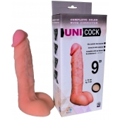 Фаллическая насадка Харнесс UNICOCK 9  - 24 см. - LOVETOY (А-Полимер) - купить с доставкой в Мурманске