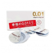 Супер тонкие презервативы Sagami Original 0.01 - 5 шт. - Sagami - купить с доставкой в Мурманске