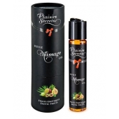 Массажное масло с ароматом экзотических фруктов Huile de Massage Gourmande Fruits Exotiques - 59 мл. - Plaisir Secret - купить с доставкой в Мурманске