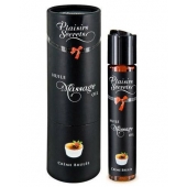 Массажное масло с ароматом крем брюле Huile de Massage Gourmande Creme Brulée - 59 мл. - Plaisir Secret - купить с доставкой в Мурманске