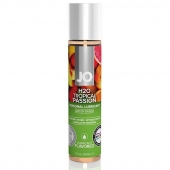 Смазка с ароматом тропических фруктов JO Flavored Tropical Passion - 30 мл. - System JO - купить с доставкой в Мурманске