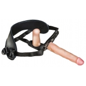 Женский страпон с вагинальной пробкой Woman Strap - 18 см. - LOVETOY (А-Полимер) - купить с доставкой в Мурманске