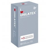 Презервативы с точками Unilatex Dotted - 12 шт. + 3 шт. в подарок - Unilatex - купить с доставкой в Мурманске
