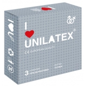 Презервативы с точками Unilatex Dotted - 3 шт. - Unilatex - купить с доставкой в Мурманске