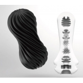 Мастурбатор FLEX Rocky Black с плотным рельефом - Tenga - в Мурманске купить с доставкой