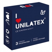 Ультрапрочные презервативы Unilatex Extra Strong - 3 шт. - Unilatex - купить с доставкой в Мурманске