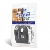 Утяжка для мошонки и пениса Cock Ring With 1  Ball Stretcher And Optional Weight Ring - BlueLine - купить с доставкой в Мурманске